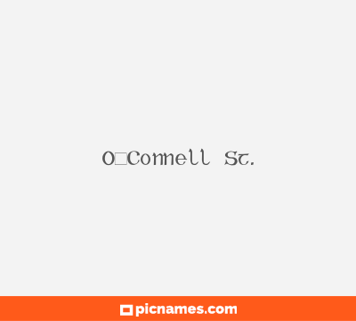 O’Connell St.